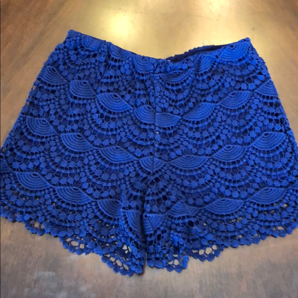 GB girls crochet shorts